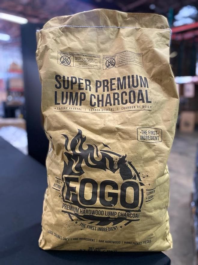 FOGO Super Premium Hardwood Lump Charcoal, Natural Large Sized Lump Charcoal - Image 2