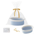 Gift Basket with Gift Bag and Ribbons, Small Rope Woven Shelf Storage, Baskets by HZFTJOY