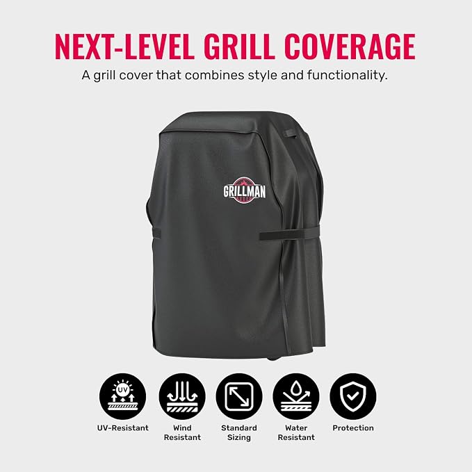Grill Cover by Grillman, 30 Inch, BBQ Outdoor Grill Covers, Charcoal & Gas - Image 7