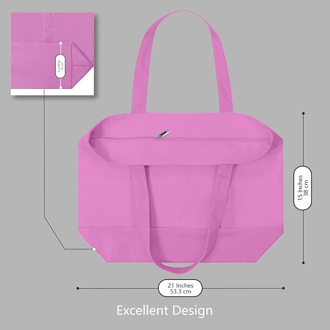 TOPDesign 1-Pack Canvas Tote Bag - Image 5
