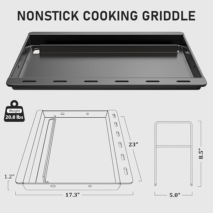 Utheer Ceramic Full-Size Griddle Insert - Image 2
