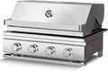 Premium Built In 4 Burner Propane Gas Grill, ALL-Thickened 304 Stainless Steel by Electactic