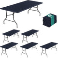 LUSHVIDA 6 Packs Vinyl Tablecloths by LUSHVIDA
