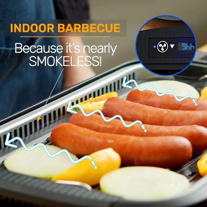 Smokeless Grill Indoor, CUSIMAX Electric Grill, 1500W Portable Korean BBQ Grill - Image 5
