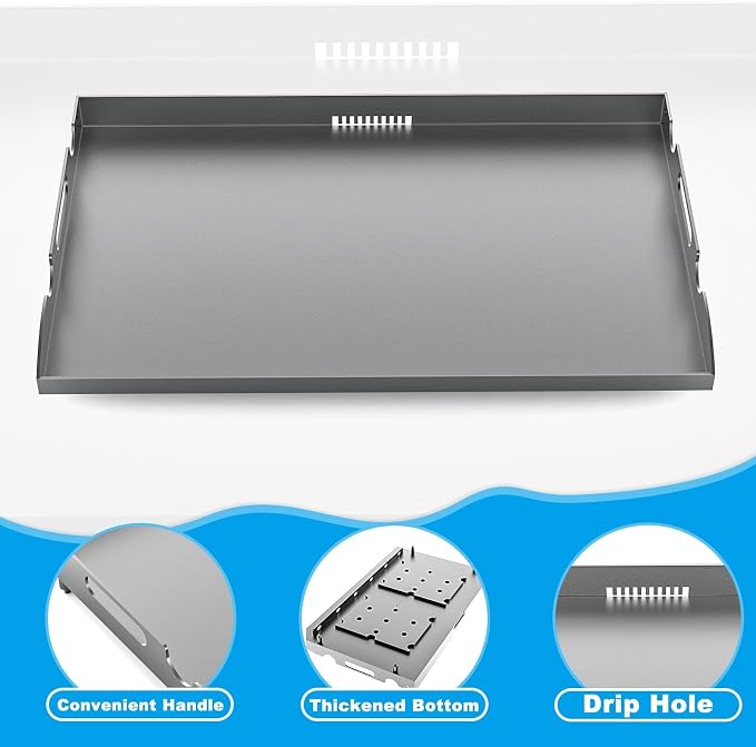 Flat Top Griddle for Blackstone 28 Inch Grill Powder Coated Steel Griddle - Image 4