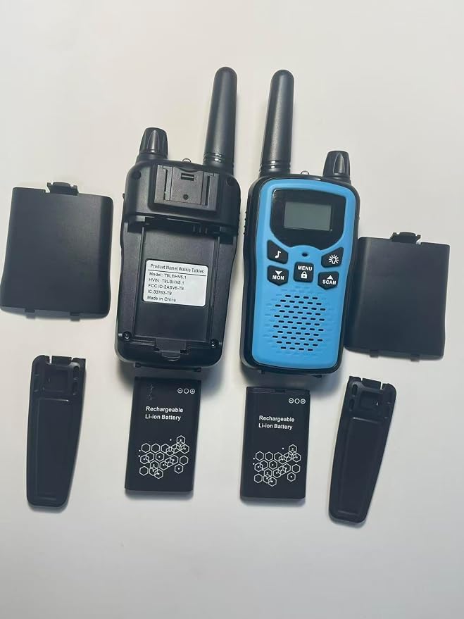 Walkie Talkies for Adult Long Range, 6 Pack Rechargeable 2 Way Radios, LED - Image 8