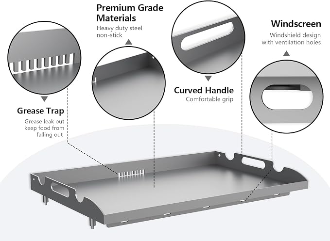 Flat Top Tabletop Griddle Replacement Top - Image 2