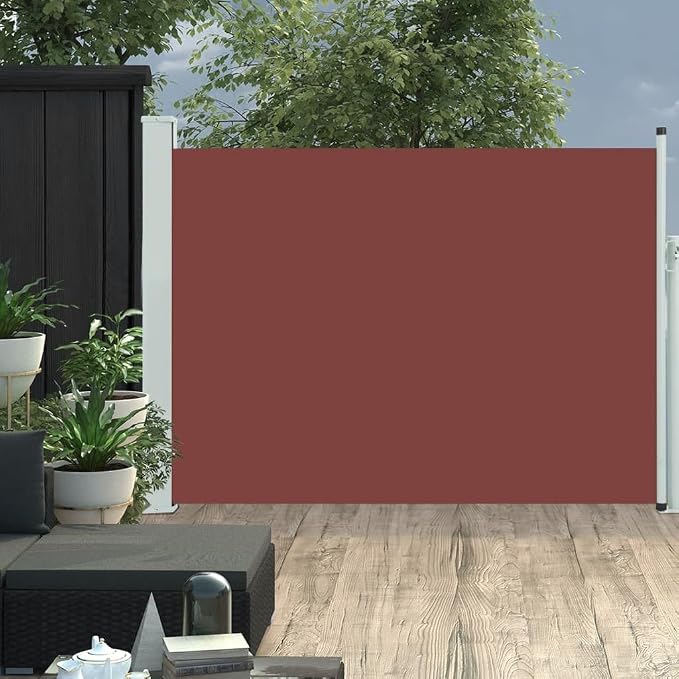 YAFF Patio Retractable Outdoor Folding Privacy Divider, Water & UV Resistant by YAFF
