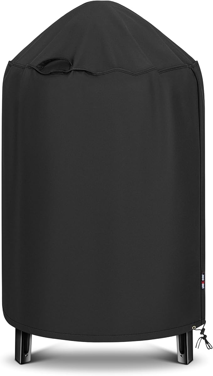 Unicook Round Smoker Cover 30 Inch, Heavy Duty Waterproof Charcoal Kettle BBQ by UNICOOK