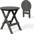 Costaelm Paradise HDPE Outdoor 24.5 Inch Round Portable Folding Patio Dining by Costaelm