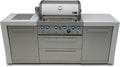 Mont Alpi MAi400-D 4-Burner 78000 BTU Deluxe Stainless Steel Outdoor Kitchen by MontAlpi