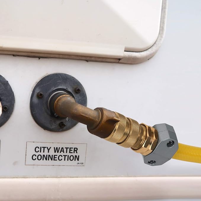 STYDDI Brass Full Flow Garden Hose Quick Connect Fittings, Full Port Solid - Image 7