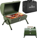 Portable Charcoal Grill, Tabletop Outdoor Barbecue Smoker, Small BBQ Grill by DNKMOR