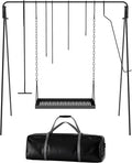 Campfire Swing Grill with Adjustable Grill Cooking Rack, Camp Fire Cooking by ABSCONDO