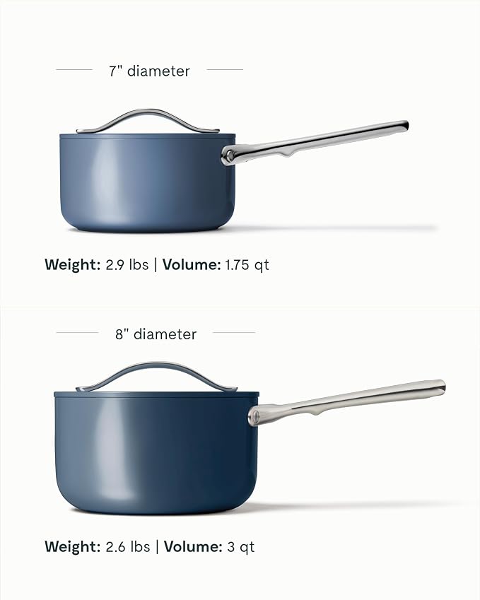 Caraway Nonstick Ceramic Sauce Pan - Image 3