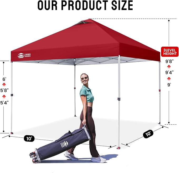 CROWN SHADES 10x10 Pop Up Canopy - Image 6