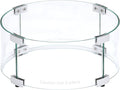 Celestial 14" x 6" Round Wind Guard, by CelestialFireGlass