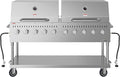 72 in. 10-Burner Commercial Outdoor Propane Gas Grill by KoolMore