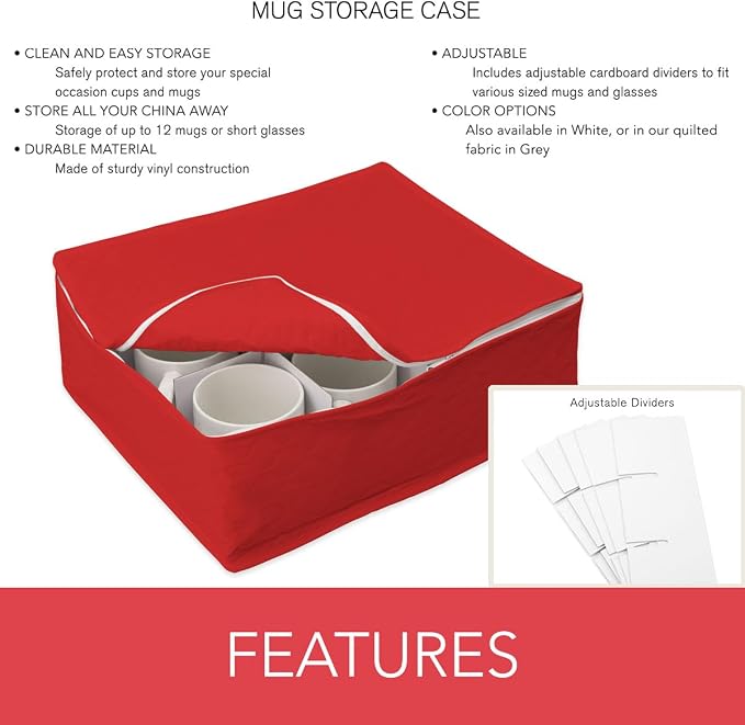 LAMINET Quilted Mug/Cup Storage Case - Image 2