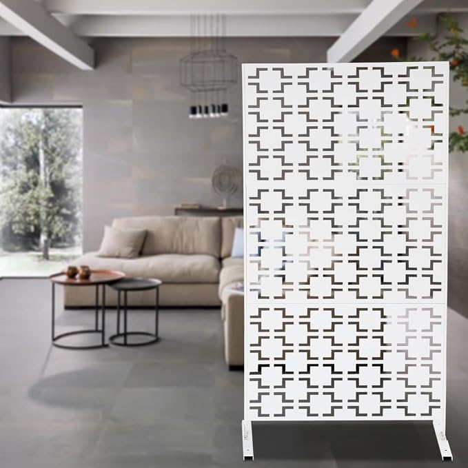 75" H×35" W Decorative Outdoor Privacy Screen - Image 2