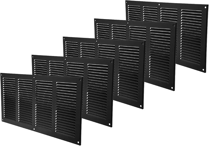 Vent Systems 16" x 8" Inch Anthracite Metal Air Vent Cover by VentSystems