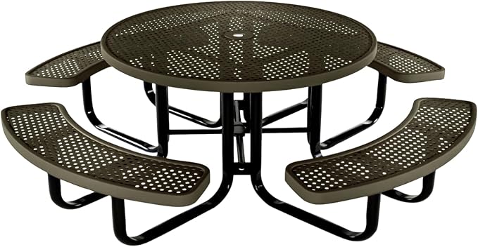 COATEDOUTDOORFURNITURE Heavy-Duty Portable Outdoor Kids Table by CoatedOutdoorFurniture