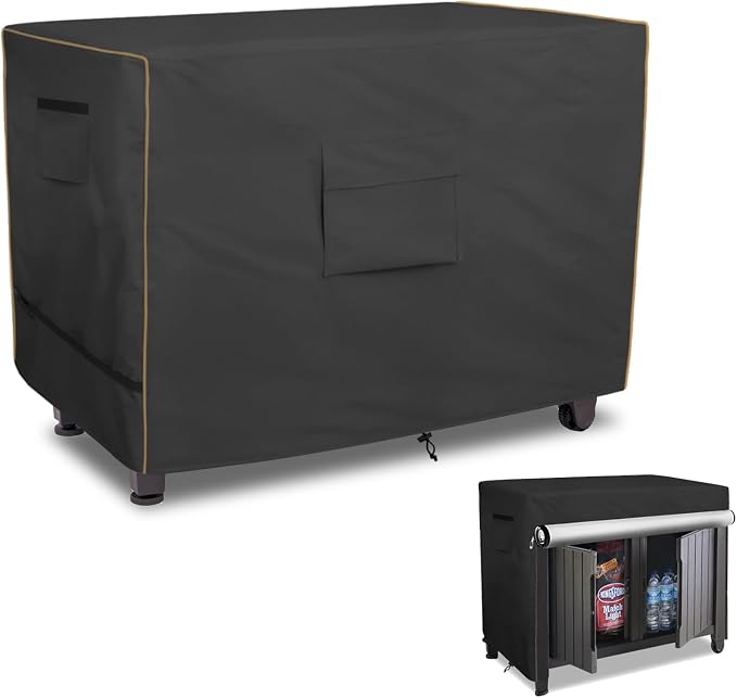 Bitubi Prep Table Cover with Split Zipper by PatioFurnitureCovers