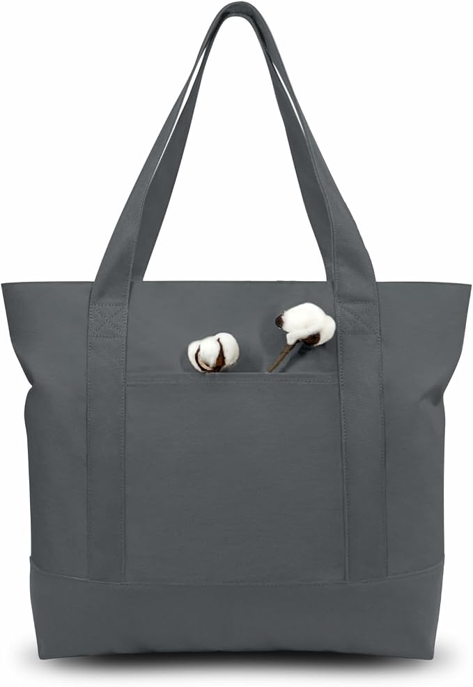 TOPDesign 3-Pack Canvas Tote Bags by TOPDesign