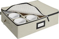 BALEINE China Storage Containers, Sturdy Quilted Wine Glass Storage, Plate by BALEINE