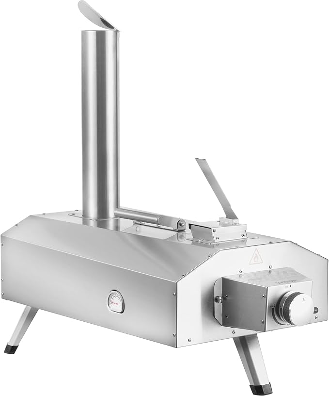 VEVOR Dual Fuel Pizza Oven Outdoor, 12 Inch Wood Fire & Propane Gas Pizza Oven - Image 12
