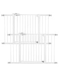 Babelio Baby Gate, 29-48 Inch Auto Close Pet Gate PressGuard P7, Easy Install by BABELIO