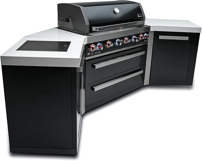 Mont Alpi MAi805-BSS45 44-inch 6-Burner 115000 BTU 45 Degree Black Stainless - Image 3