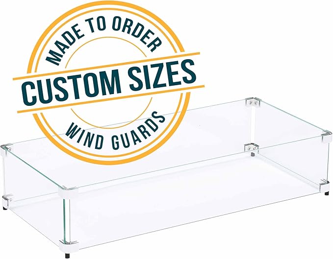 Custom Sized Wind Guard for Gas Fire Pits - Image 5