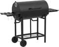 Extra Large Charcoal Barbecue Grill, 871 Sq. In. Cooking Space, Outdoor Barrel by GRILIFE