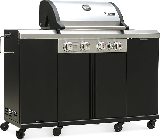 Brand-Man 4-Burner Gas Outdoor Kitchen Grill Island by Brand-ManGrills