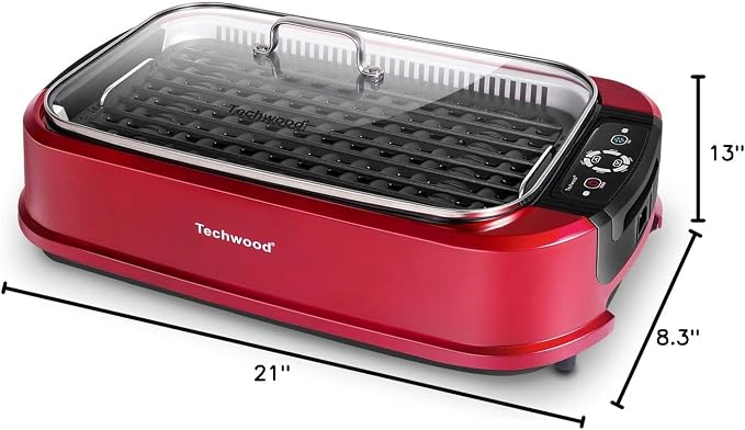 Smokeless Indoor Grill, Techwood 1500W Electric Grill Portable Korean Grill - Image 8