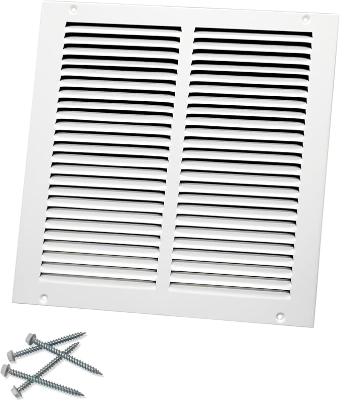 12"W x 12"H Steel Return Air Grille, Air Return Vent Cover by Howeall