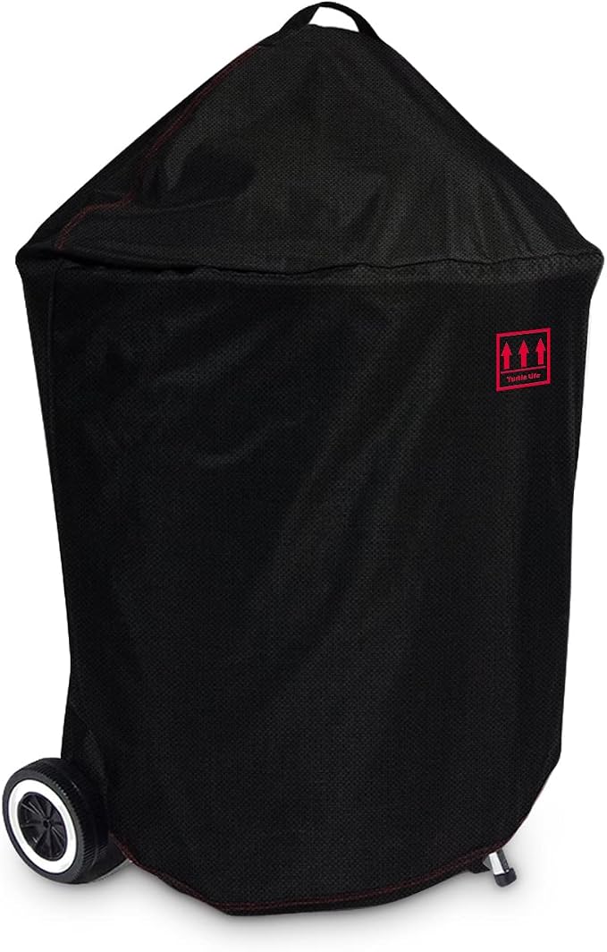 Turtle Life Round BBQ Grill Cover, 22inch Heavy Duty Durable Waterproof Rip by TurtleLife