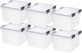 IRIS USA 32 Quart WEATHERPRO Plastic Storage Box by Unknown