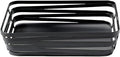 G.E.T. WB-982-MG 9" x 7" Rectangular Powder Coated Metal Gray Wire Serving by Unknown