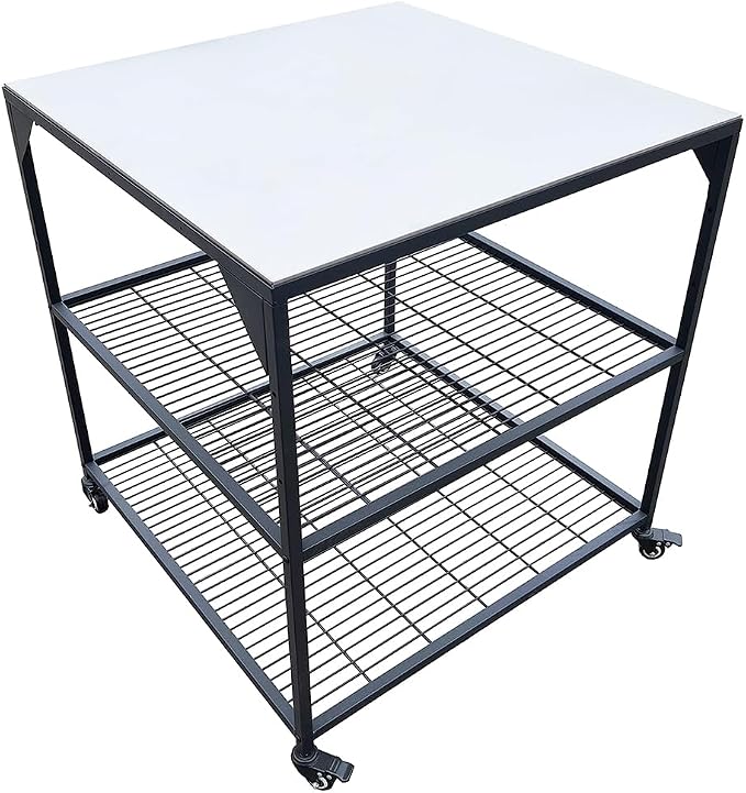 JIN BETTER GRILL PARTS Heavy-Duty Steel Frame Outdoor Kitchen Cart | Stainless by JINBETTERGRILLPARTS