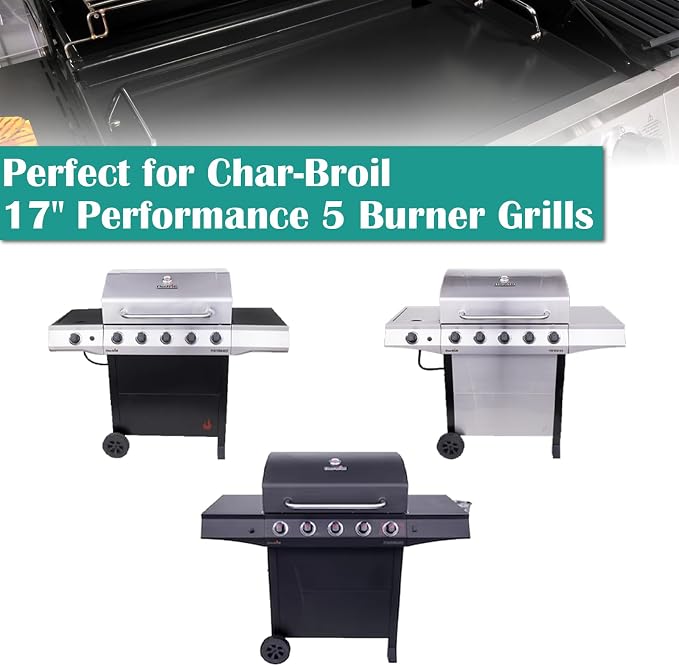 Full Size Griddle Inserts for Char-Broil Performance 5 Burner Series, Flat Top - Image 5
