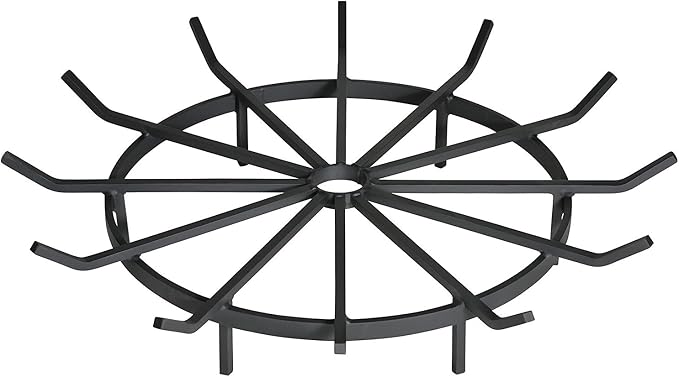 SteelFreak Wagon Wheel Firewood Grate by SteelFreak