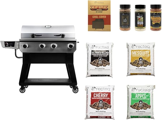 recteq X-Fire Pro 825 Wood Pellet Smoker Grill, Wi-Fi Electric Pellet Grills by recteq