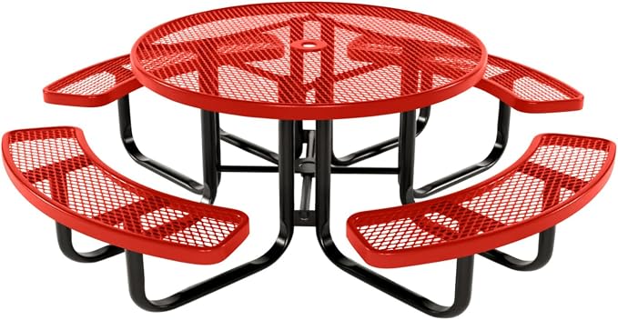 COATEDOUTDOORFURNITURE Heavy-Duty Portable Outdoor Kids Table by CoatedOutdoorFurniture