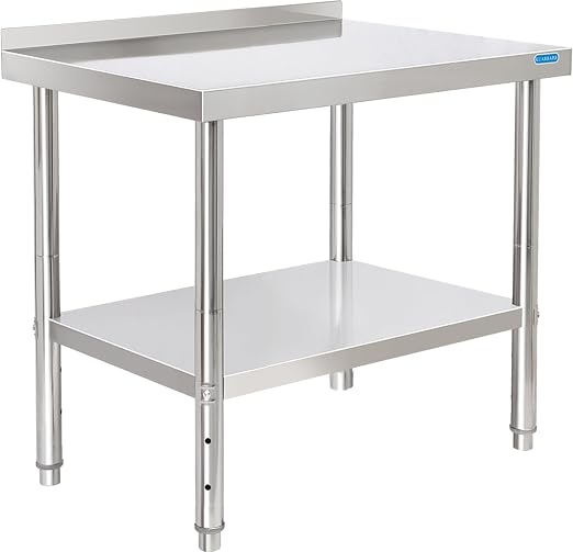 Stainless Steel Table for Prep & Work by KUARBARR
