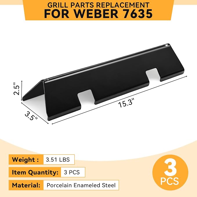 15.3 Inch Flavorizer Bars for Weber Spirit I & II 200 Gas Grills - Image 5
