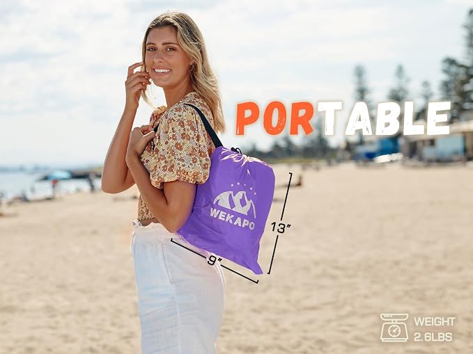 WEKAPO Inflatable Sun Lounger, Air Sofa, Waterproof and Leak-Proof, Picnics and - Image 2