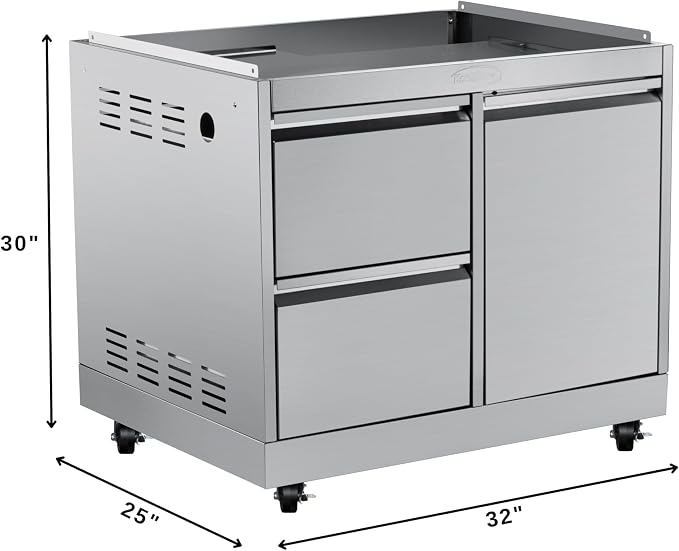KoolMore 32 in. Heavy-Duty Outdoor Stainless-Steel Cabinet - Image 2