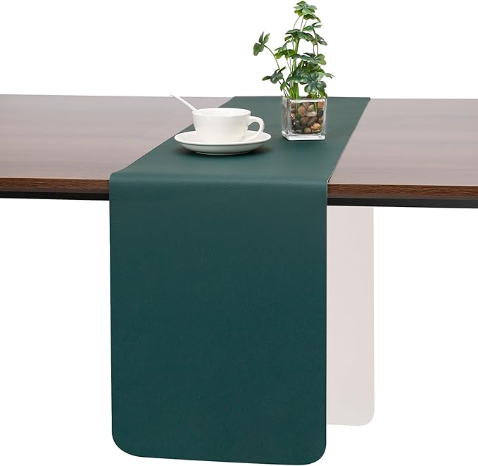 Myir JUN Table Runner Double Sided Vinyl Runner Table 72 Inch Long Runner by MyirJUN